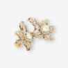 Pendientes oro/oro blanco y diamantes 
