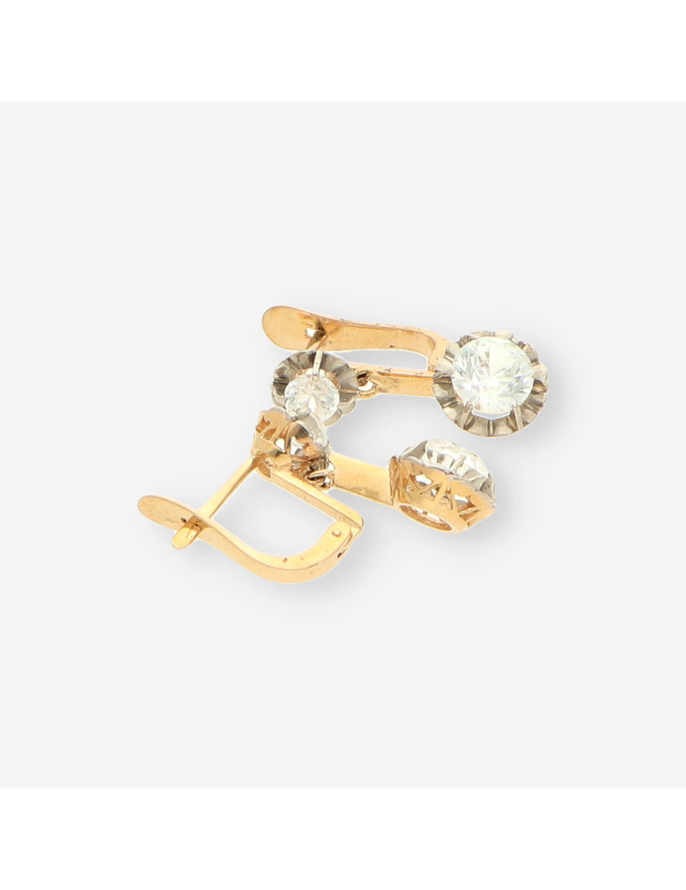 Pendientes antiguos oro