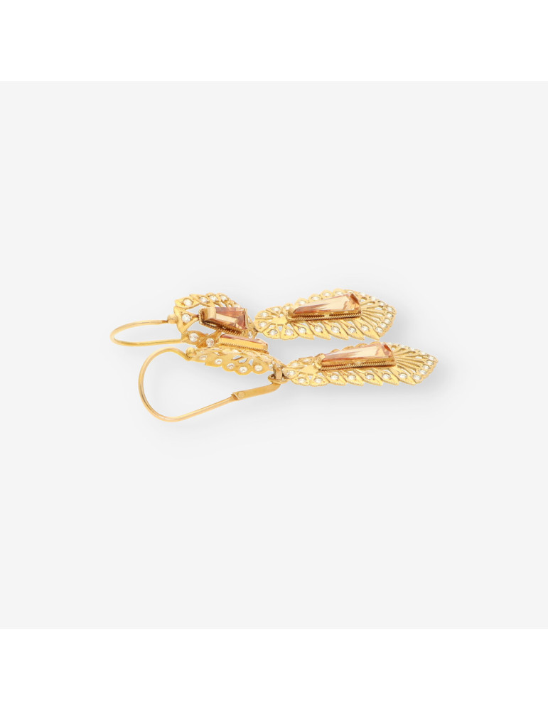 Pendientes estilo vintage oro