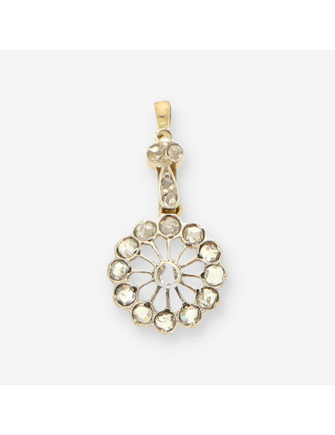 Colgante Vintage oro y Diamantes