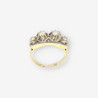 Anillo oro/oro blanco y bri