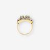 Anillo oro/oro blanco y bri