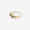 Anillo oro/oro blanco y bri
