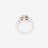 Anillo oro blanco y bri