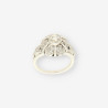 Anillo oro blanco y diamantes