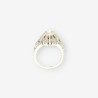 Anillo oro blanco y diamantes