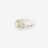 Anillo oro blanco y diamantes