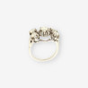 Anillo oro blanco y bri