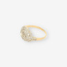 Anillo Vintage oro bl./ amarillo