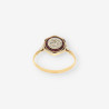 Anillo Vintage Diamantes,RubÃ­ y oro