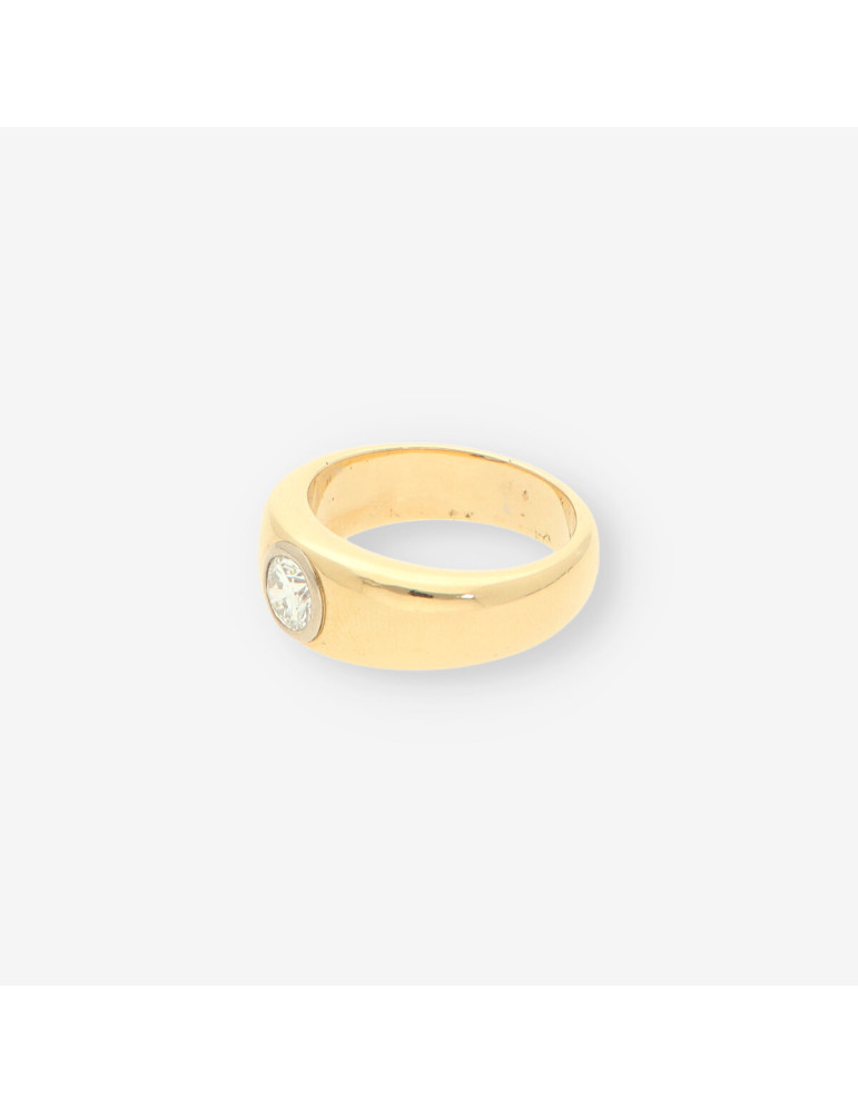 Anillo oro y bri aprox. 0,90 Qt.