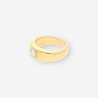 Anillo oro y bri aprox. 0,90 Qt.