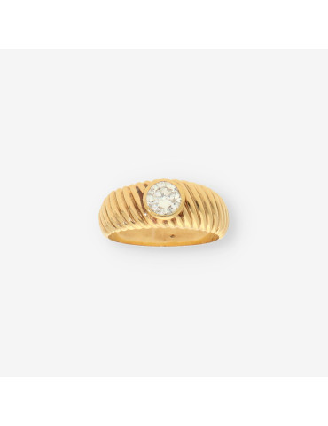 Anillo oro y bri
