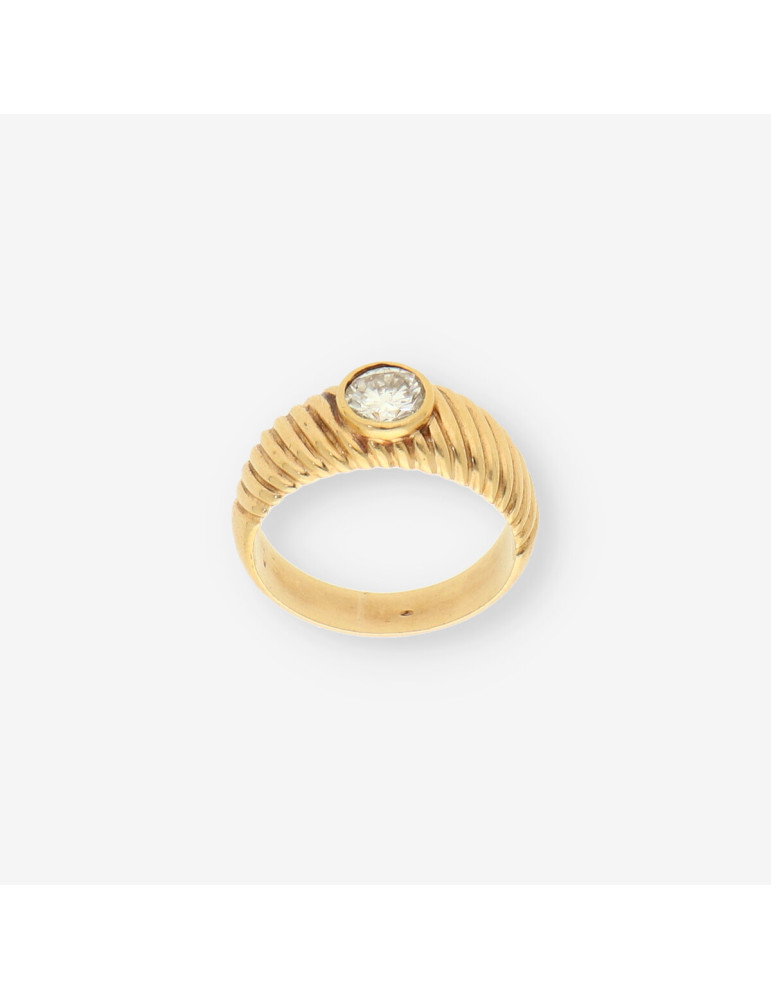 Anillo oro y bri