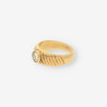 Anillo oro y bri