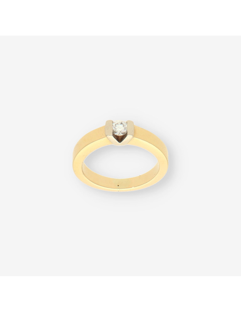 Anillo oro y bri