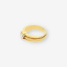 Anillo oro y bri aprox. 0.90 Qt