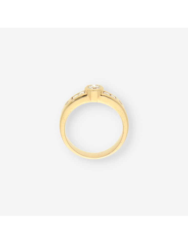 Anillo oro y brillantes