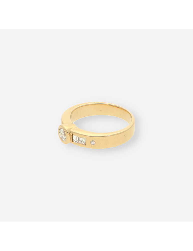 Anillo oro y brillantes