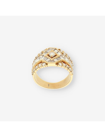 Anillo oro y brillantes