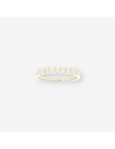 Anillo oro bl brillante aprox. 0,50 Cts