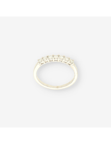 Anillo oro bl brillante aprox. 0,50 Cts