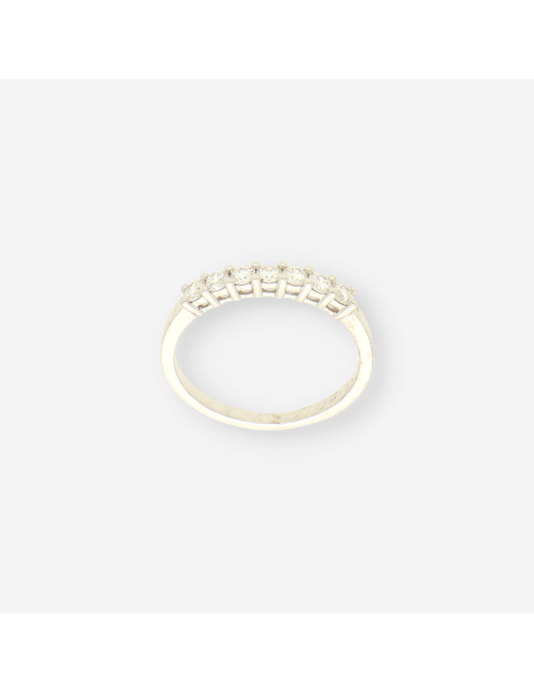 Anillo oro bl brillante aprox. 0,50 Cts
