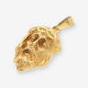 Colgante cara cristo oro