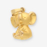Colgante elefante oro