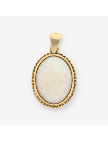 Colgante piedra y oro