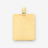 Colgante placa oro