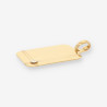 Colgante placa oro