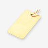 Colgante placa oro