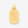 Colgante placa oro