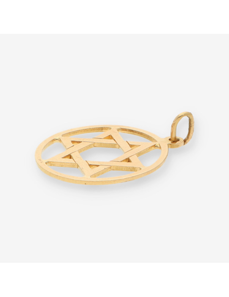 Colgante estrella de David oro