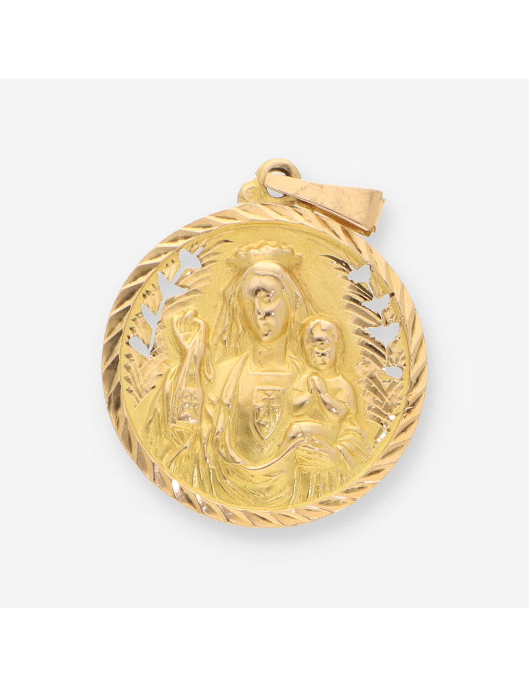 Medalla escapulario oro