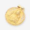 Medalla escapulario oro