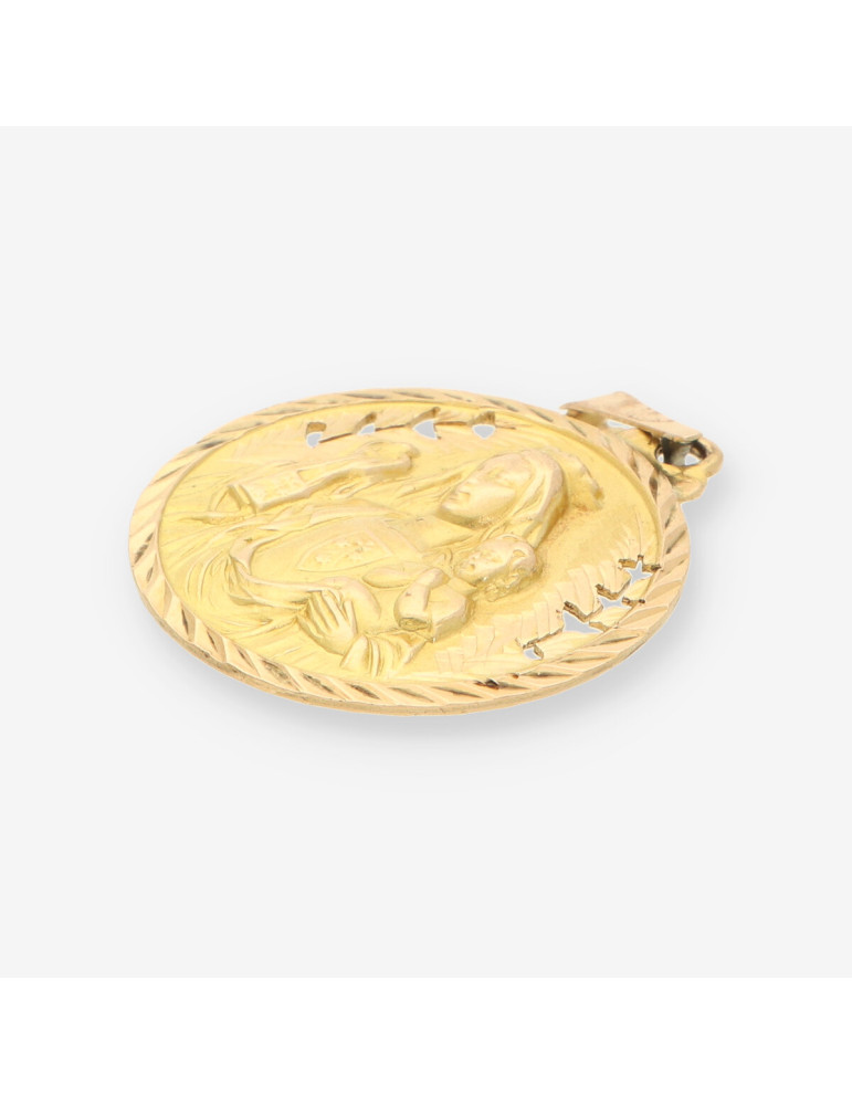 Medalla escapulario oro