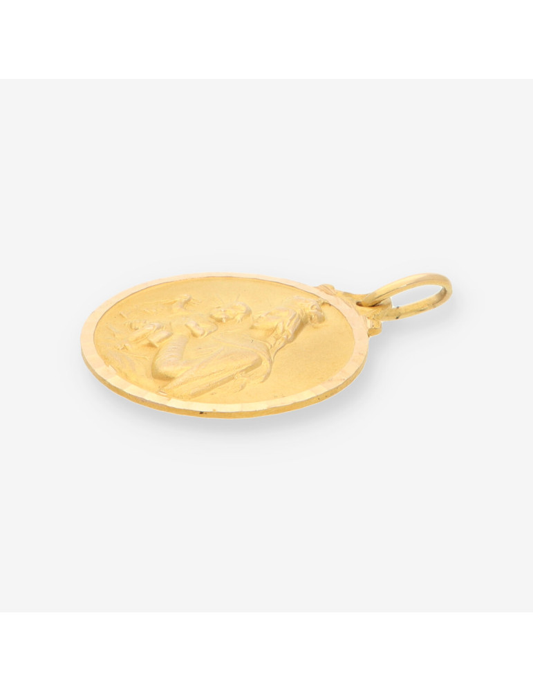 Colgante medalla oro