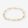 Pulsera delfines oro