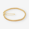 Pulsera oro en espiga