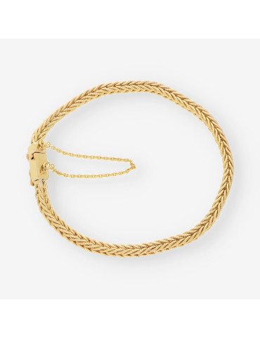 Pulsera oro en espiga