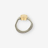 Anillo TOUS oso acero y oro