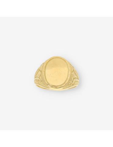 Anillo sello oro