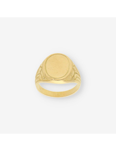 Anillo sello oro