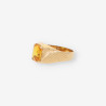 Anillo oro piedra amarilla