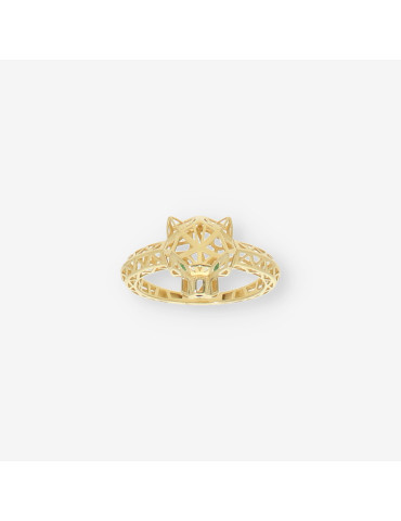 Anillo oro Pantera calado