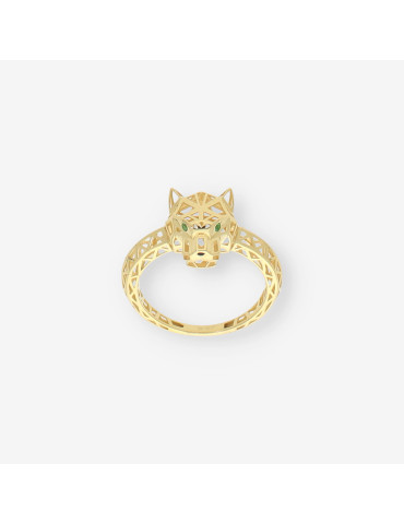 Anillo oro Pantera calado