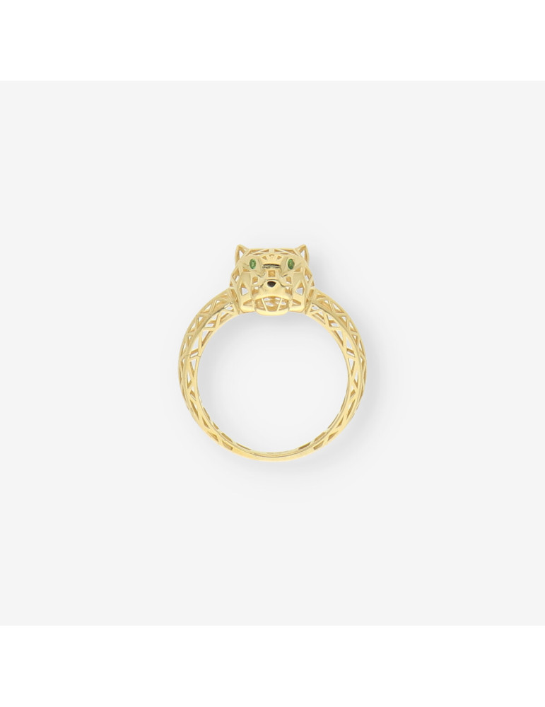 Anillo oro Pantera calado