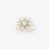 Anillo oro blanco y brillantes